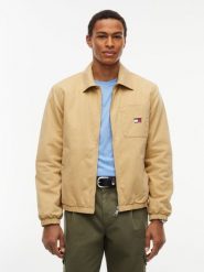 Tommy Jeans Kurtka Mężczyźni Bawełna (100%) beżowy, M. Brązowe kurtki męskie Tommy Jeans, m, bez wzorów, z bawełny, bez kaptura. Za 649.95 zł.