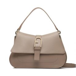 Torebka Furla. Brązowe torebki klasyczne damskie Furla, bez wzorów, bez dodatków. Za 1,429.00 zł.
