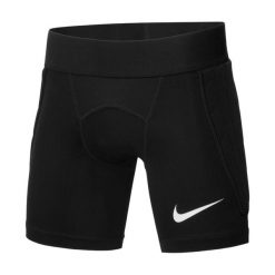 Męskie Spodenki Bramkarskie Gardien I DriFIT. Czarne szorty męskie Nike, bez kołnierzyka. Za 248.99 zł.