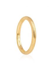 Pandora Pozłacany pierścionek rozmiar: 54. Żółte pierścionki damskie Pandora, pozłacane. Za 146.28 zł.