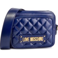 Torebka LOVE MOSCHINO - JC4004PP17LA0750 Blu. Niebieskie listonoszki damskie Love Moschino, bez wzorów, ze skóry ekologicznej, bez dodatków. W wyprzedaży za 429.00 zł.