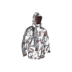 Kurtka myśliwska POSIKAM 300 IMPER camo. Brązowe kurtki męskie SOLOGNAC, m, bez wzorów, z materiału. Za 399.99 zł.