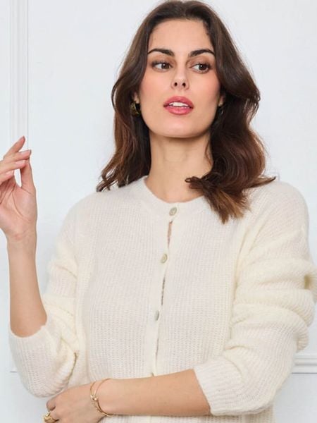 CXL by Christian Lacroix Kardigan w kolorze kremowym rozmiar: onesize. Brązowe kardigany damskie CXL by Christian Lacroix, bez wzorów. Za 173.99 zł.