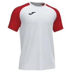 Koszulka do piłki nożnej męska Joma Academy IV. Białe t-shirty sportowe męskie Joma, l, z poliesteru, bez ramiączek, do piłki nożnej. Za 87.60 zł.
