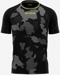 T-shirt męski Givova Army czarno-szary. Czarne t-shirty męskie Givova, m, bez wzorów, z materiału, bez kołnierzyka. Za 75.66 zł.