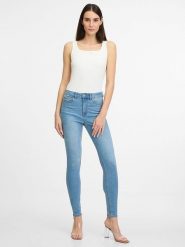 Orsay Top w kolorze białym rozmiar: M. Białe topy damskie ORSAY, m, bez wzorów, bez kołnierzyka. Za 34.99 zł.