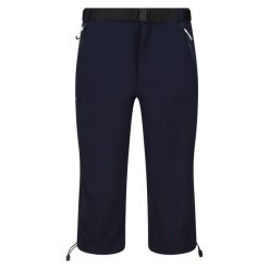 Męskie Spodenki Xert Stretch III Stretch Active Capri Shorts. Czarne szorty męskie Regatta, bez kołnierzyka. Za 139.99 zł.