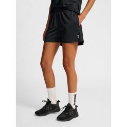 Szorty damskie Hummel Pulse. Czarne szorty damskie HUMMEL, bez wzorów, sportowe. Za 129.00 zł.