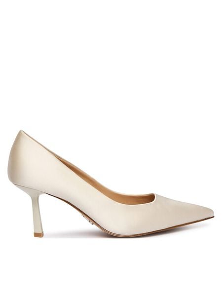 Steve Madden Szpilki Vivion 11003291 Biały. Białe szpilki Steve Madden, bez wzorów, z materiału, bez obcasa. Za 519.99 zł.