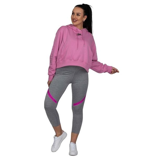 Legginsy Sportowe Damskie Nike Pro Dri‑Fit. Szare legginsy damskie Nike, bez wzorów, na fitness i siłownię, dri-fit (nike). Za 105.60 zł.