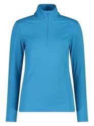 CMP Koszulka funkcyjna w kolorze niebieskim rozmiar: 34. Niebieskie bluzki sportowe damskie CMP, bez wzorów, z materiału, bez ramiączek. Za 82.64 zł.