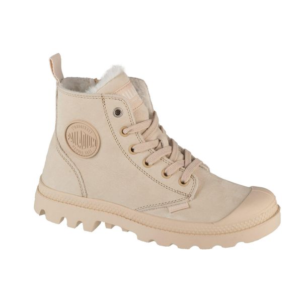 Buty sportowe Sneakersy damskie, Pampa Hi Zip WL. Brązowe buty sportowe na co dzień damskie Palladium, bez wzorów, trekkingowe. Za 479.99 zł.