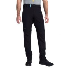 Spodnie outdoorowe męskie Kilpi HOSIO-M. Czarne szorty męskie Kilpi, na lato, bez wzorów, z materiału, klasyczne. Za 231.00 zł.
