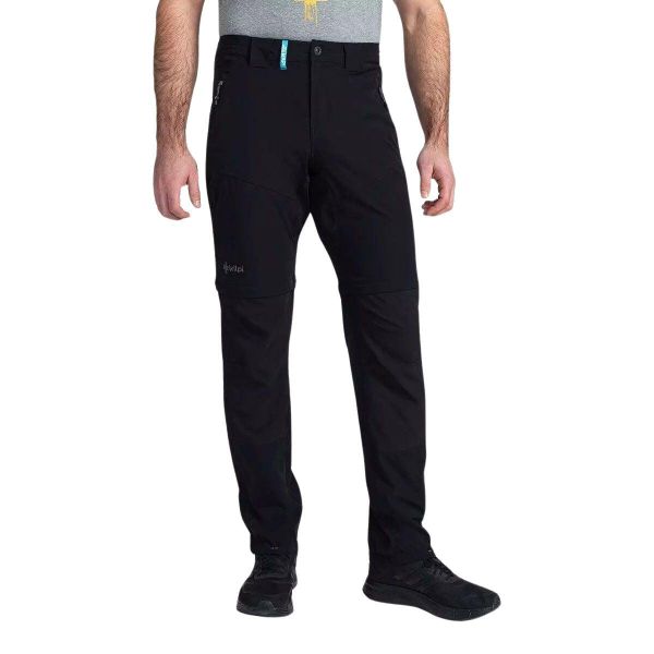 Spodnie outdoorowe męskie Kilpi HOSIO-M. Czarne szorty męskie Kilpi, na lato, bez wzorów, z materiału, klasyczne. Za 231.00 zł.