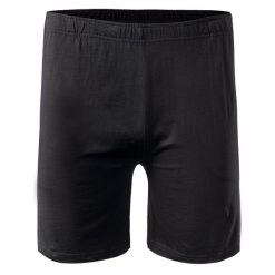 Shorty Męskie Moen. Czarne szorty męskie MARTES ESSENTIALS, bez wzorów, z bawełny. Za 63.99 zł.