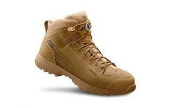 Buty militarne trekkingowe Crispi AT 4 GTX. Brązowe buty trekkingowe męskie CRISPI, z gore-texu, bez zapięcia, trekkingowe, gore-tex. Za 1,349.00 zł.