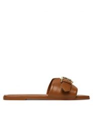 JENNY Klapki RS24SS03-160 Brązowy. Brązowe klapki damskie Jenny, bez wzorów, z materiału, bez obcasa. Za 99.99 zł.