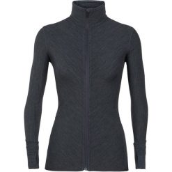 Icebreaker bluza Wmns Descender LS Zip, Jet Hthr/Prism, S. Bluzy bez kaptura damskie Icebreaker, s. W wyprzedaży za 415.00 zł.