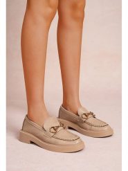 Foreverfolie Mokasyny w kolorze beżowym rozmiar: 39. Brązowe mokasyny damskie Foreverfolie. Za 108.99 zł.