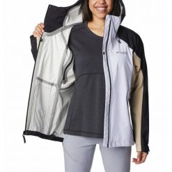 Kurtka Przeciwdeszczowa Damska Columbia Mazama Trail Shell. Białe kurtki damskie Columbia, s, bez wzorów, bez kaptura. Za 509.99 zł.