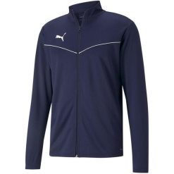 Bluza męska Puma teamRISE Training Poly Jacket granatowa. Białe bluzy bez kaptura męskie Puma, l. Za 143.00 zł.