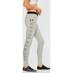 Under Armour - Legginsy. Szare legginsy damskie Under Armour, l, bez wzorów, z bawełny. W wyprzedaży za 79.90 zł.