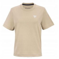 Koszulka tenisowa damska Tecnifibre Graphic Tee 2025. Brązowe bluzki sportowe damskie TECNIFIBRE, bez kołnierzyka, bez ramiączek. Za 145.99 zł.