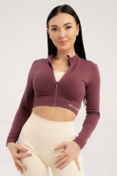 Bluza fitness damska Gym Glamour bezszwowa rozpinana. Czarne bluzy bez kaptura damskie GYM GLAMOUR, l, z materiału. Za 159.99 zł.