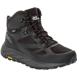 Buty trekkingowe męskie Jack Wolfskin Terraventure Texapore. Czarne buty trekkingowe męskie Jack Wolfskin, z materiału, za kostkę, bez zapięcia, trekkingowe. Za 733.00 zł.
