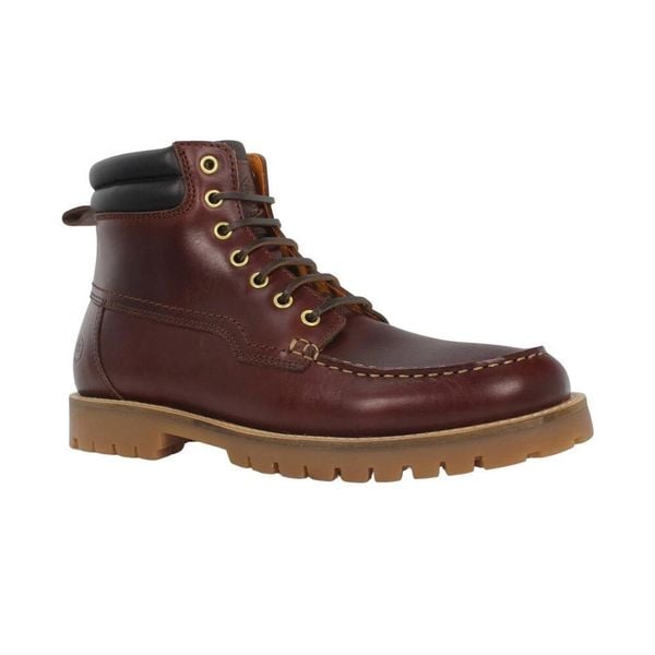 Trapery męskie LUMBERJACK NEWTON. Brązowe buty zimowe męskie Lumberjack, bez zapięcia. Za 419.99 zł.