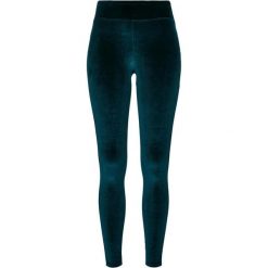 Legginsy Damskie Aksamit Z Wysokimi Stanami. Niebieskie legginsy damskie Urban Classics, l, bez wzorów. Za 85.99 zł.