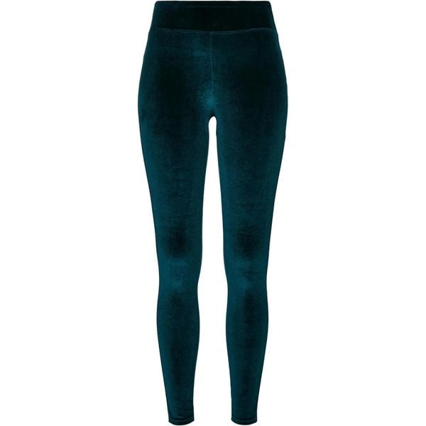 Legginsy Damskie Aksamit Z Wysokimi Stanami. Niebieskie legginsy damskie Urban Classics, xl, bez wzorów. Za 97.99 zł.