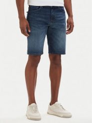 BOSS Szorty jeansowe Re.Maine 50559917 Niebieski Regular Fit. Niebieskie szorty męskie Boss, z bawełny, bez kołnierzyka. Za 549.99 zł.