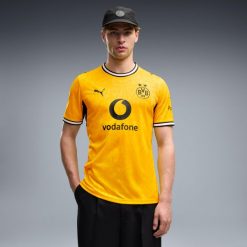 Koszulka piłkarska replika Borussia Dortmund 26/27 domowa. T-shirty damskie Puma, l, bez wzorów, z poliesteru, bez kołnierzyka. Za 439.99 zł.