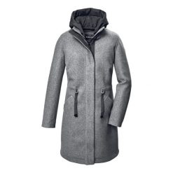 Parka dla kobiet Killtec GW 46. Niebieskie parki damskie GIGA DX, bez wzorów, z materiału. Za 733.20 zł.