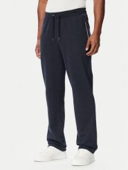 Tommy Hilfiger Spodnie dresowe MW0MW44991 Granatowy Regular Fit. Niebieskie spodnie dresowe męskie Tommy Hilfiger, bez wzorów, z bawełny. Za 529.99 zł.