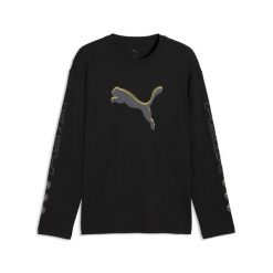 Męska koszulka z długim rękawem PUMA Sport Relaxed Street PUMA. Czarne koszulki męskie z długim rękawem Puma, m, z bawełny. Za 159.00 zł.