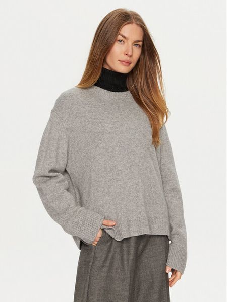 Herskind Sweter Doofa 5335974 Szary Regular Fit. Szare swetry klasyczne damskie Herskind, s, z kaszmiru, bez kołnierzyka. Za 1,219.00 zł.