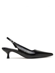 Vagabond Shoemakers Sandały Lykke 5714-360-20 Czarny. Czarne sandały damskie Vagabond Shoemakers, bez wzorów, ze skóry, bez obcasa, na słupku. Za 369.99 zł.