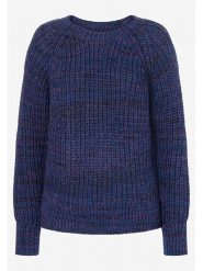 More & More Sweter w kolorze granatowym rozmiar: 46. Niebieskie swetry klasyczne damskie MORE & MORE, z wełny, bez kołnierzyka. Za 171.28 zł.