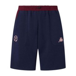 Krótki Union Bordeaux-Bègles Mofio 2025/26. Czerwone szorty męskie Kappa, bez wzorów, z bawełny. Za 296.00 zł.