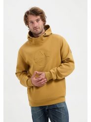 TRAVELIN' Bluza "Ivar" w kolorze jasnobrązowym rozmiar: M. Brązowe bluzy z kapturem męskie Travelin', m, ze skóry. Za 122.96 zł.