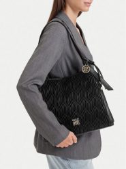 Nine West Torebka CEO-NW-M-005-10 Czarny. Czarne torebki klasyczne damskie Nine West, bez wzorów, ze skóry, bez dodatków. Za 229.99 zł.