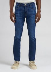 LEE LUKE MĘSKIE SPODNIE JEANSOWE DARK WORN KANSAS L719IAC22 112328479. Spodnie materiałowe męskie Lee, bez wzorów, z jeansu. Za 229.99 zł.