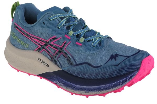 Buty do biegania damskie, ASICS Fujispeed 2. Niebieskie obuwie do biegania damskie Asics. Za 795.05 zł.