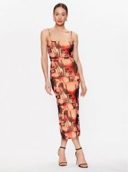 Hugo Sukienka codzienna Nalinda 50489110 Kolorowy Slim Fit. Sukienki damskie Hugo, na co dzień, xl, bez wzorów, z syntetyku, bez kołnierzyka, bez ramiączek, proste. Za 489.99 zł.