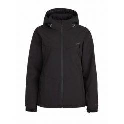 Damska kurtka narciarska softshell Protest PRTSUZANAI. Czarne kurtki damskie Protest, l, bez wzorów, z softshellu, bez kaptura. Za 723.65 zł.