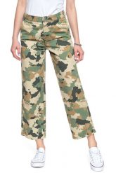 SPODNIE DAMSKIE LEE WIDE LEG CAMOUFLAGE L31GCW03 112107101. Spodnie materiałowe damskie Lee, bez wzorów. W wyprzedaży za 74.99 zł.