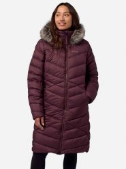 Marmot Płaszcz puchowy "Emberous" w kolorze fioletowym rozmiar: XL. Różowe płaszcze damskie Marmot, xl, bez wzorów, z puchu. Za 1,379.95 zł.