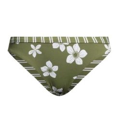 Dół od stroju kąpielowego ROXY Retro Revo Moderate. Zielone bikini damskie Roxy, bez wzorów. Za 83.99 zł.